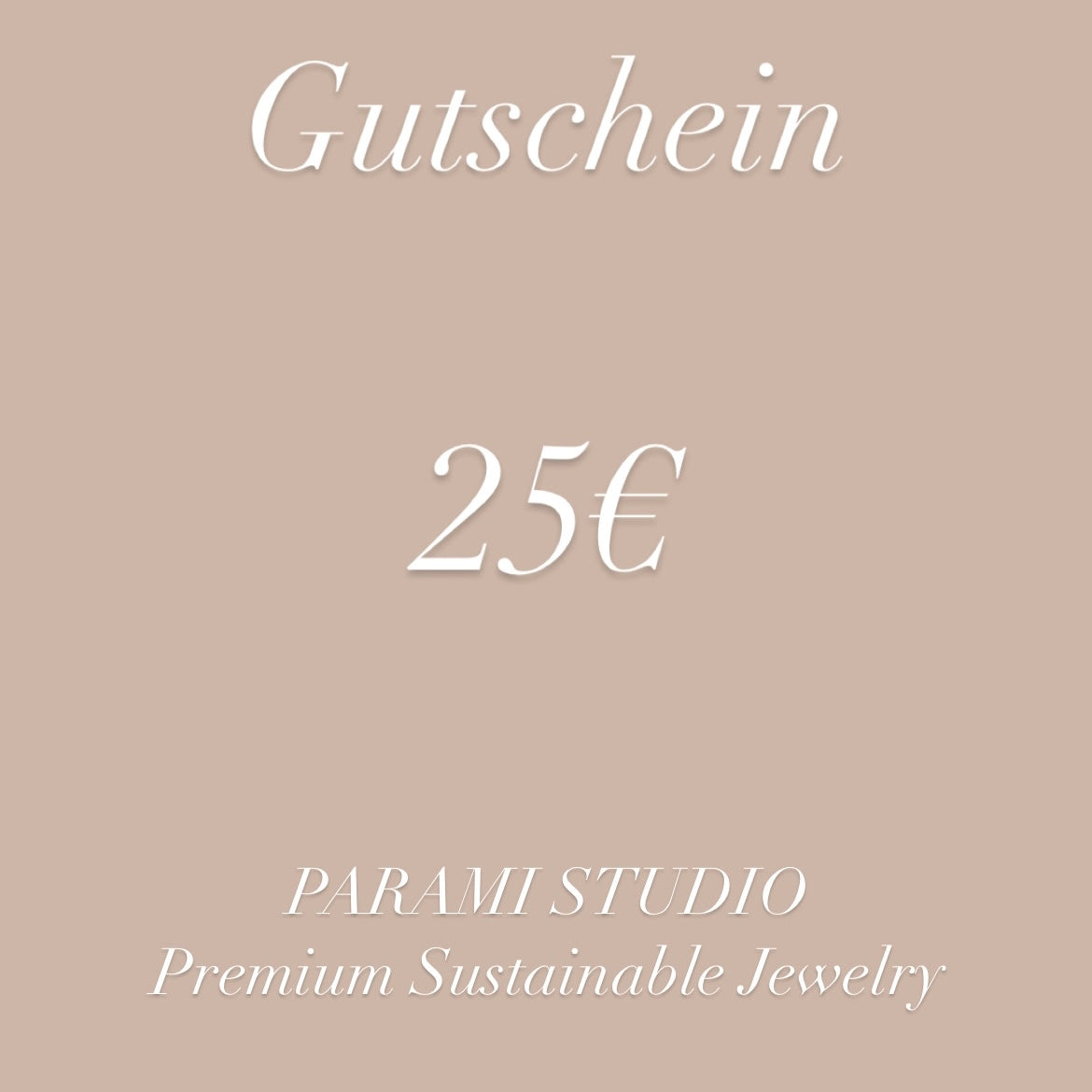 PARAMI STUDIO - GUTSCHEIN