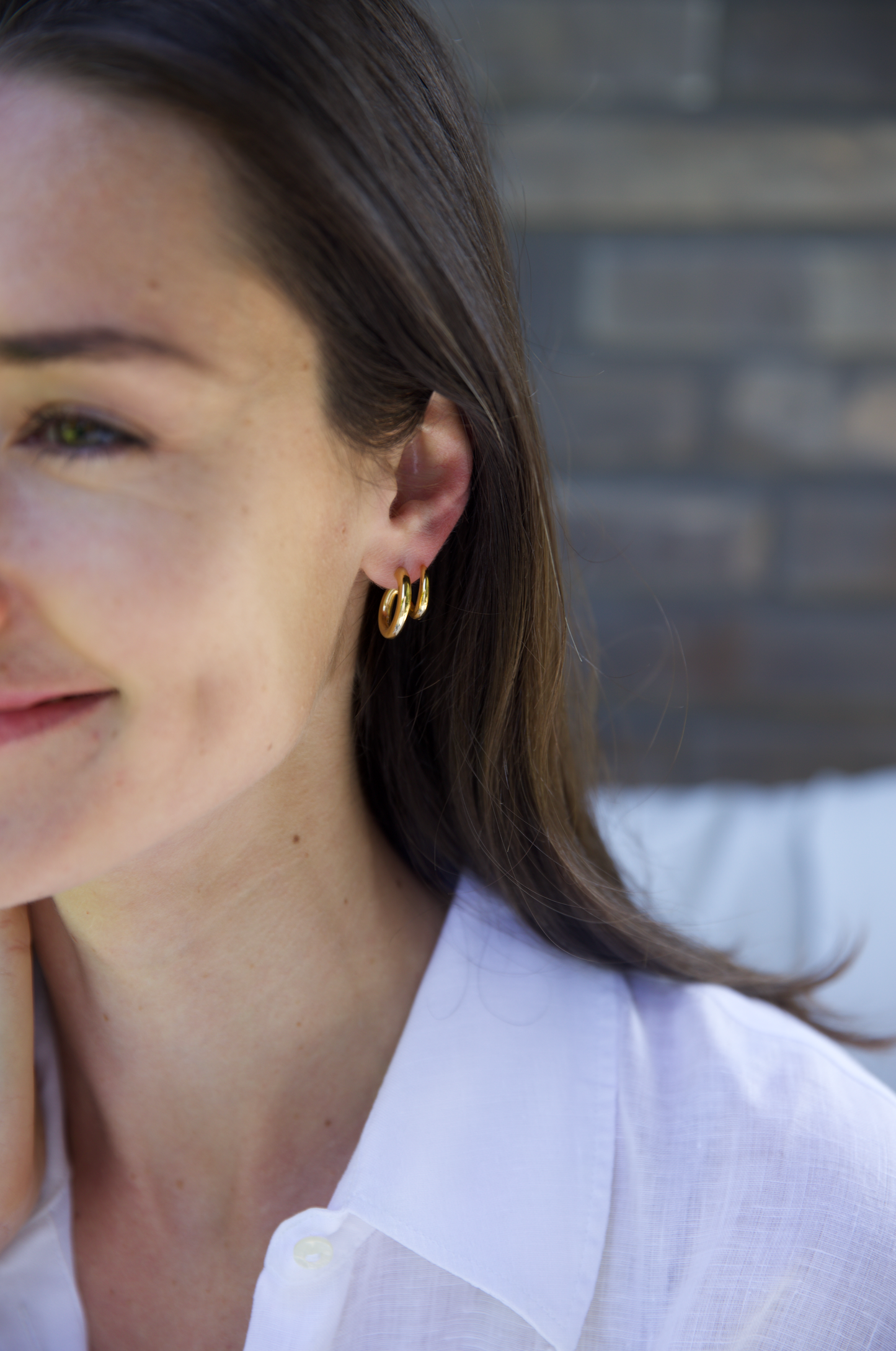 Fake Piercing Earring Gold