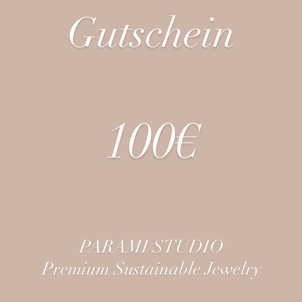 PARAMI STUDIO - GUTSCHEIN