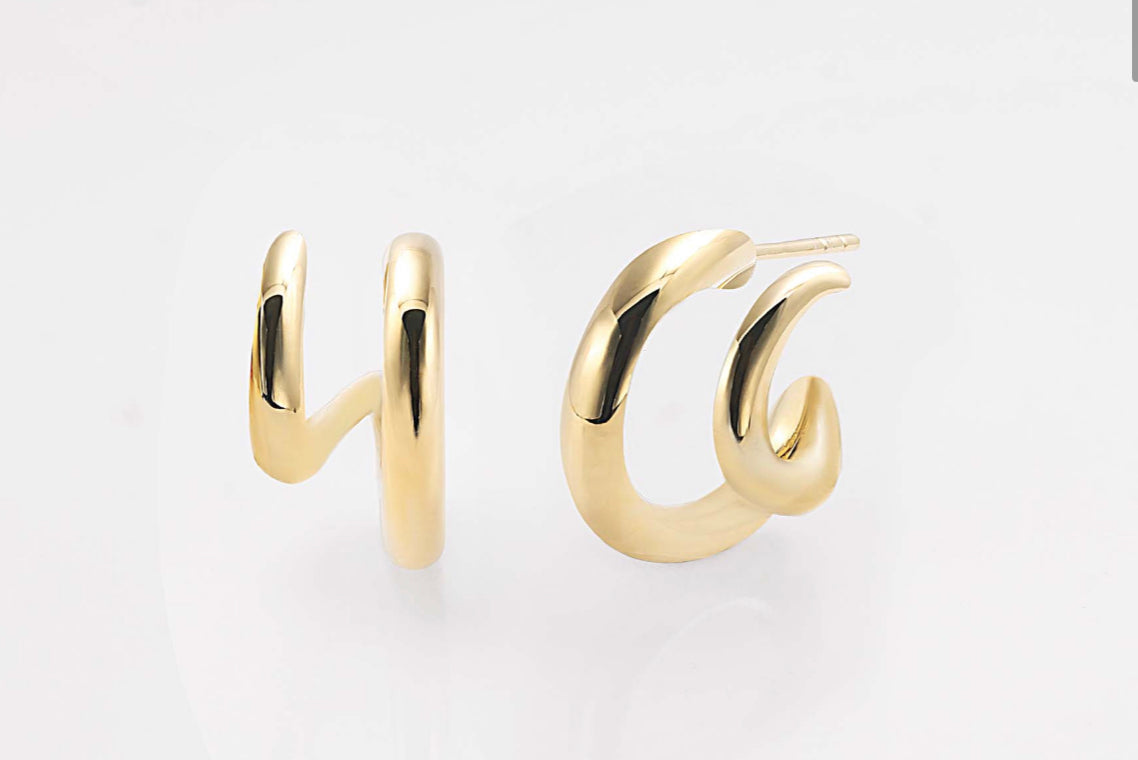 Fake Piercing Earring Gold