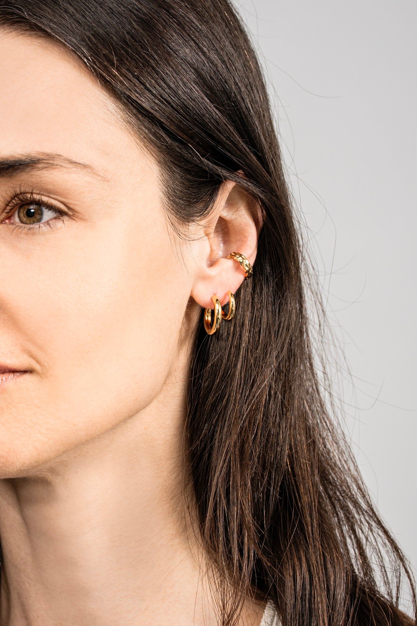 Fake Piercing Earring Gold