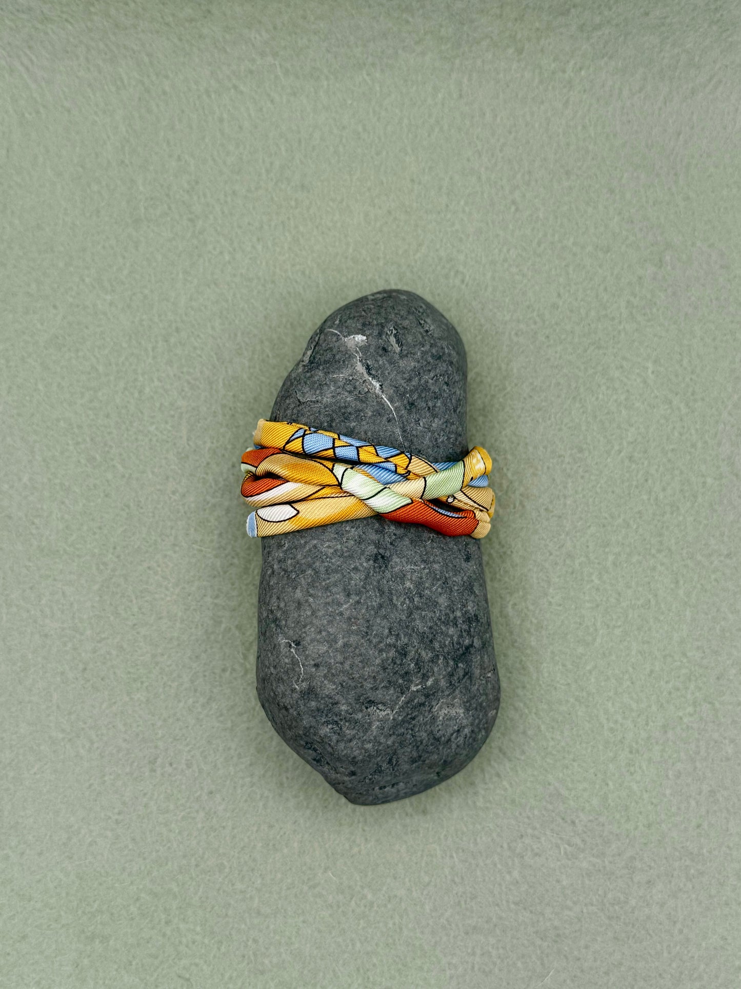 Seidenarmband MUSTARD