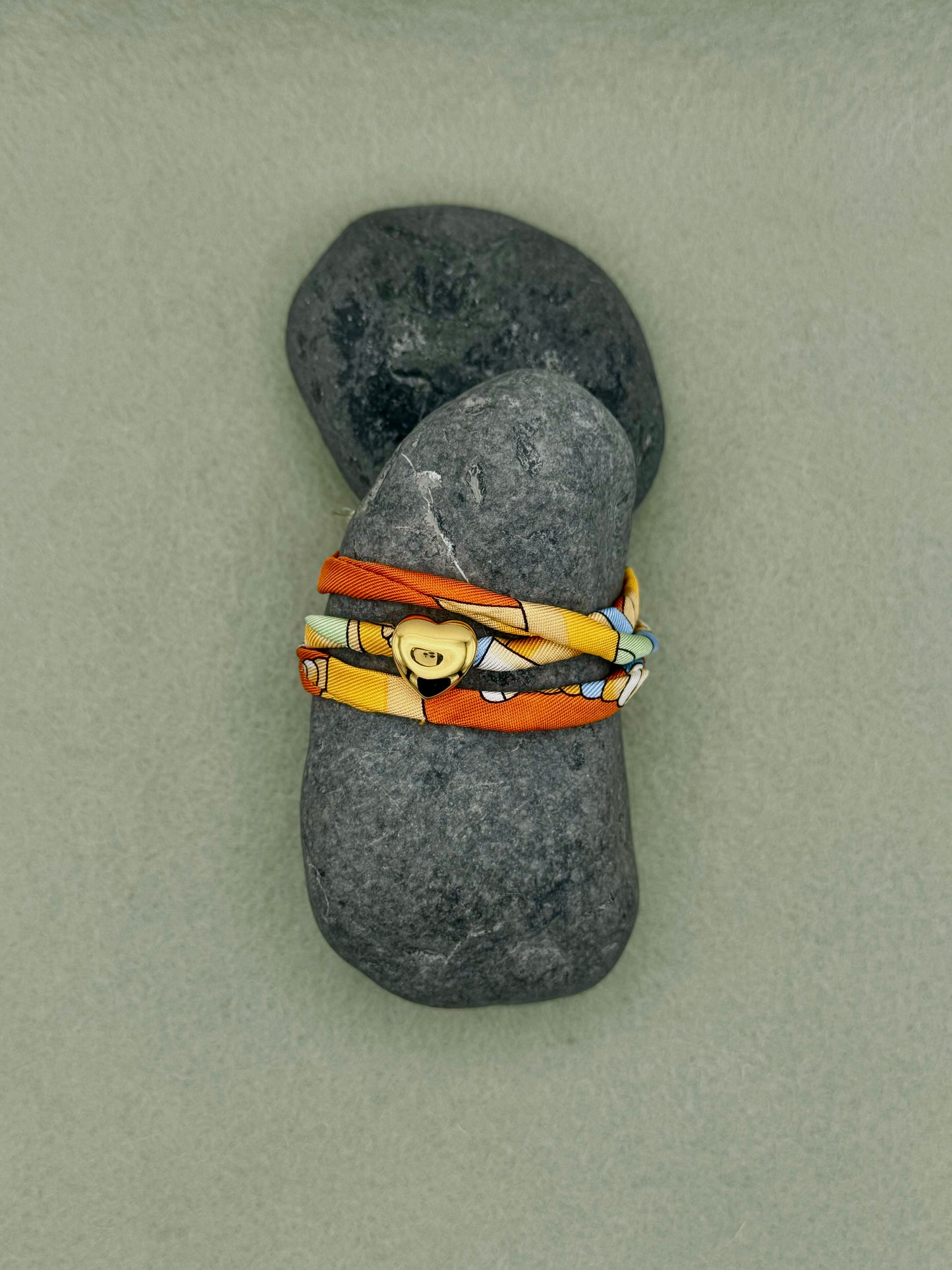 Seidenarmband MUSTARD