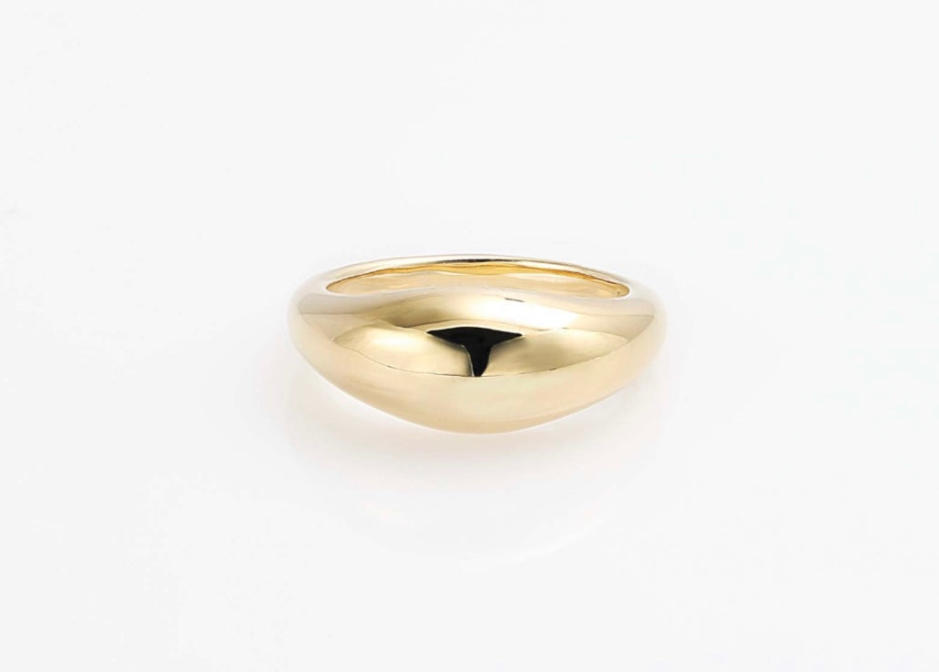 Stackable Wave Ring Gold